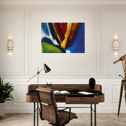Phenomena Intervening Mantle - 2006 - Paul Jenkins Brushed Aluminum Print - 70x100 cm / 28x40 inches | Paul Jenkins Aluminum Print | Paul Jenkins Prints