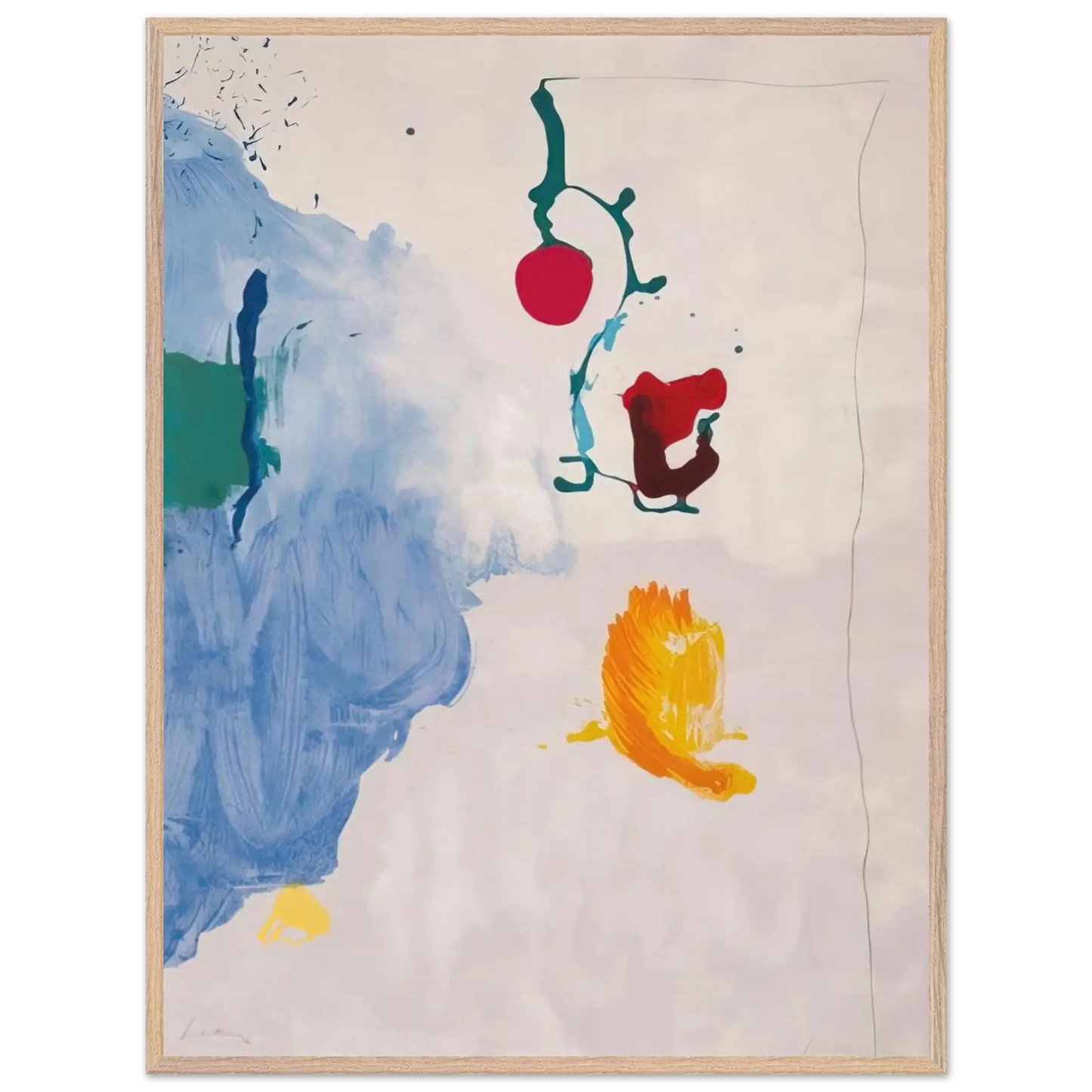 Helen Frankenthaler - Eve - 1995 Wall art - A2 (42 x 59.4  cm) - Fine Art Poster - -
