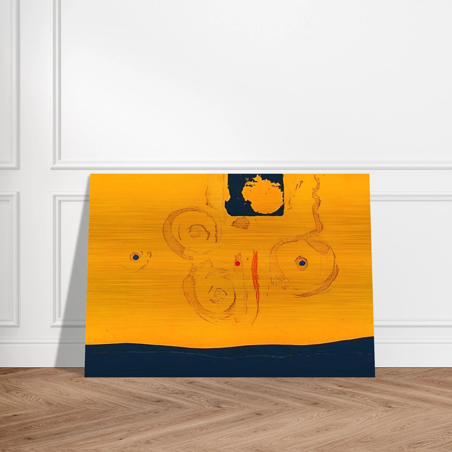 Plaza Real - 1988 - Helen Frankenthaler Brushed Aluminum Print - 70x100 cm / 28x40 inches | Helen Frankenthaler Aluminum Print | Helen Frankenthaler Prints
