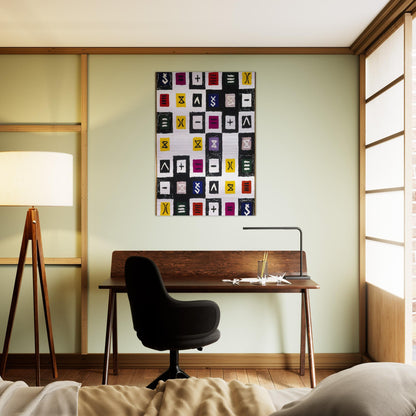 The Great Mystery II - 1960 - Alfred Jensen Brushed Aluminum Print - 70x100 cm / 28x40 inches | Alfred Jensen Aluminum Print | Alfred Jensen Prints
