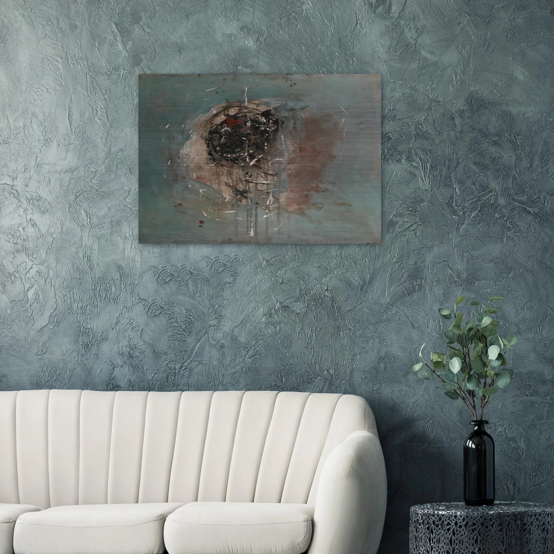 Composition - 1948 - Wols Brushed Aluminum Print - 70x100 cm / 28x40 inches | Wols Aluminum Print | Wols Prints