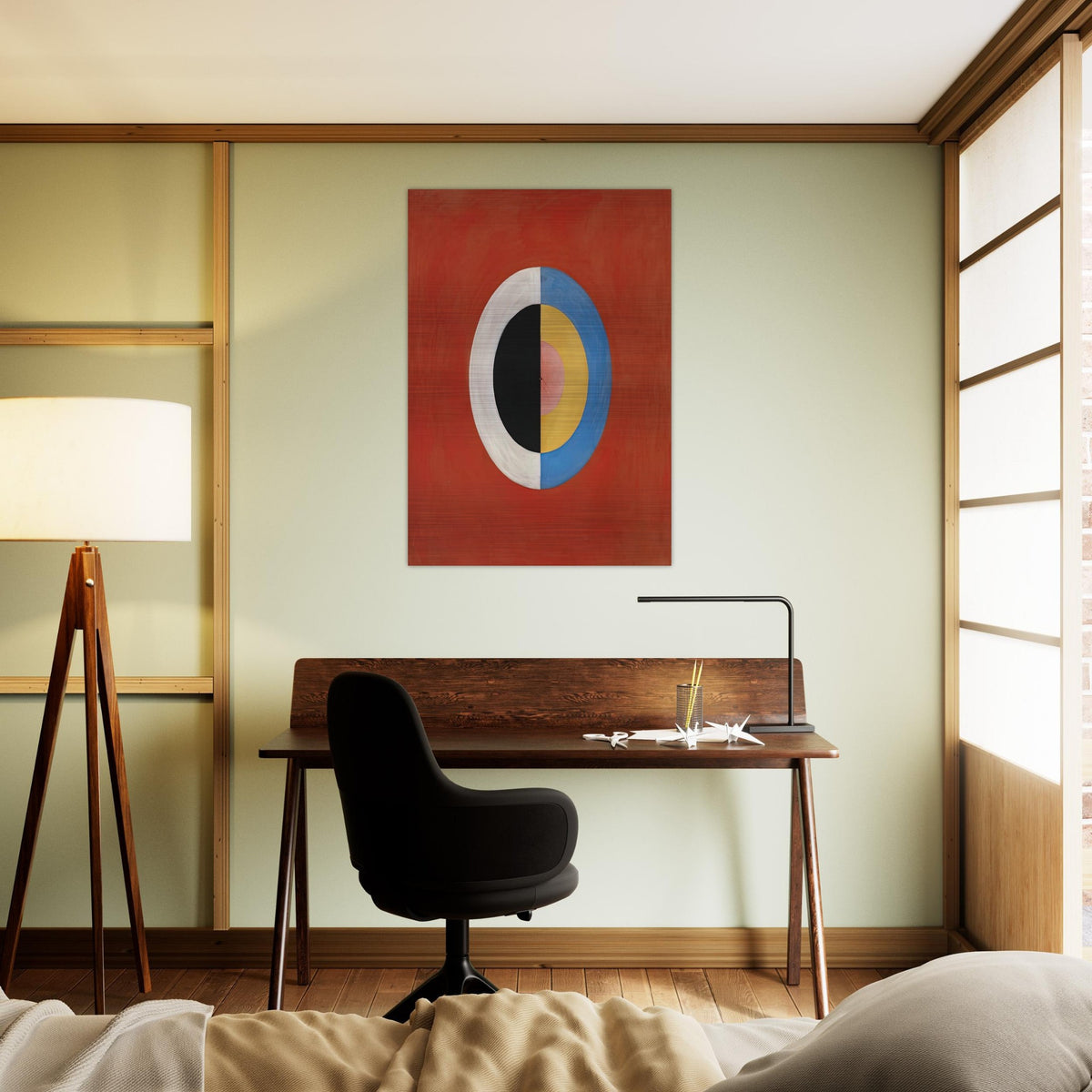 THE SWAN NO 17 1915 0 - Hilma af Klint Brushed Aluminum Print - 70x100 cm / 28x40 inches | Hilma af Klint Aluminum Print | Hilma af Klint Prints