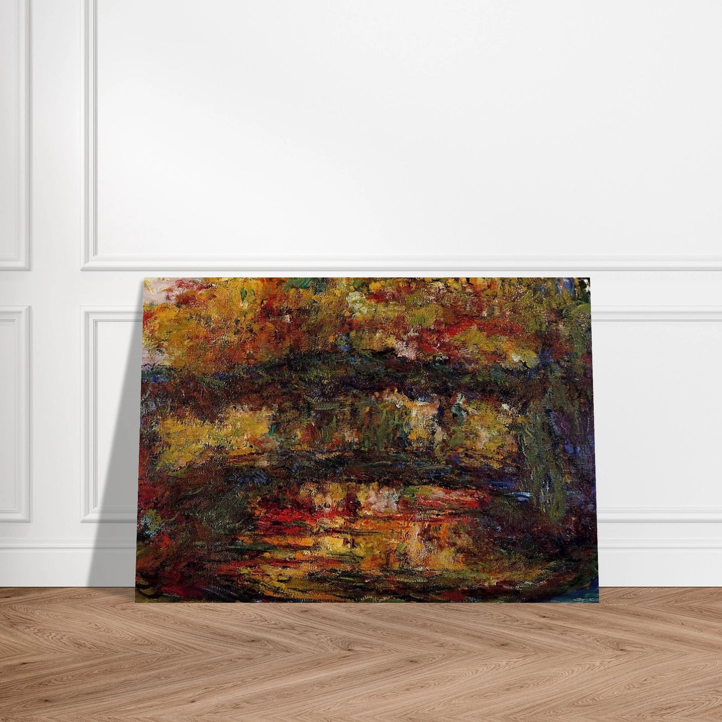 The Japanese Bridge 4 - claude monet Brushed Aluminum Print - 70x100 cm / 28x40 inches | claude monet Aluminum Print | claude monet Prints
