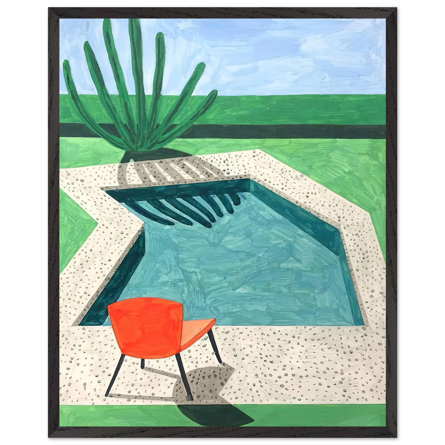 David Hockney - David Hockney Wall art - 27x35 cm / 11x14 inches - Fine Art Poster-canvas - -