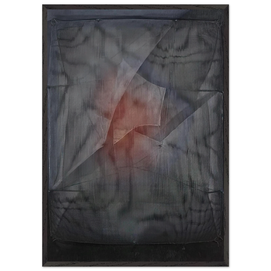 Espejo Sonambulo - 1989 - Manuel Rivera 70x100 cm / 28x40 inches Framed Art Print – Black Wooden Frame