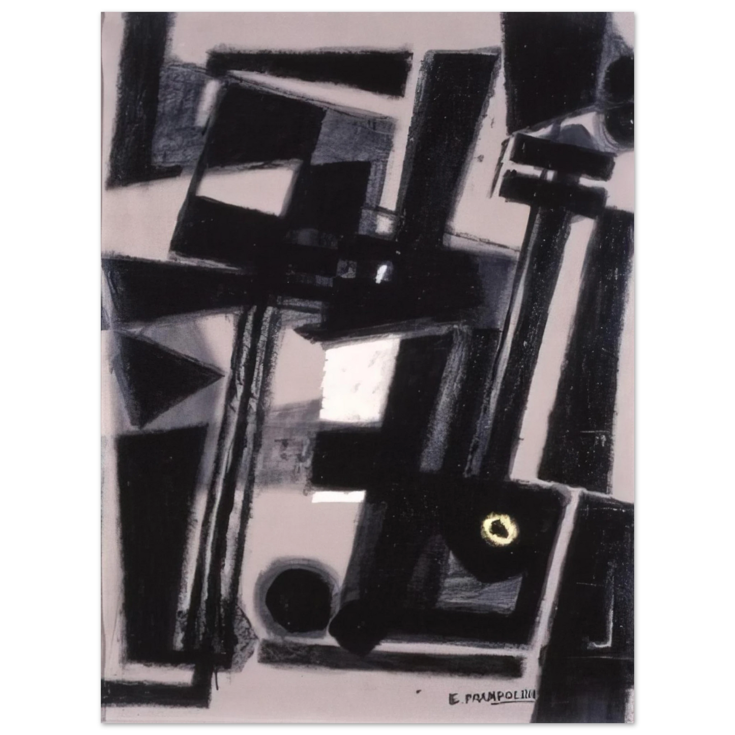 Enrico Prampolini - COMPOSITION  75x100 cm / 30x40inches Fine Art Poster