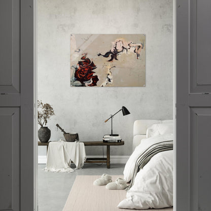 Untitled - 1959 - Hassel Smith Acrylic Print - 70x100 cm / 28x40″ inches