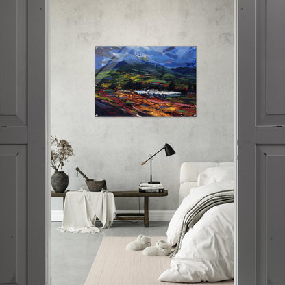 Untitled - Abstract Expressionism, Neo-Expressionism - Gebre Kristos Desta Acrylic Print - 70x100 cm / 28x40″ inches