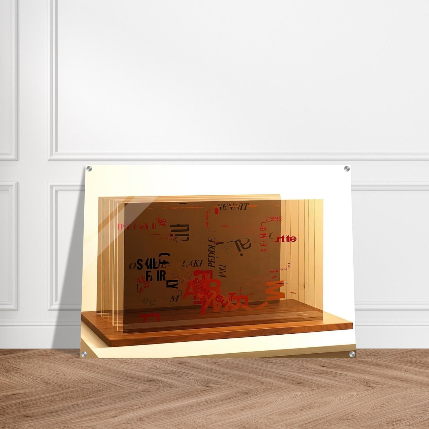 Not Wanting To Say Anything About Marcel, II - 1969 - John Cage Acrylic Print - 70x100 cm / 28x40″ inches
