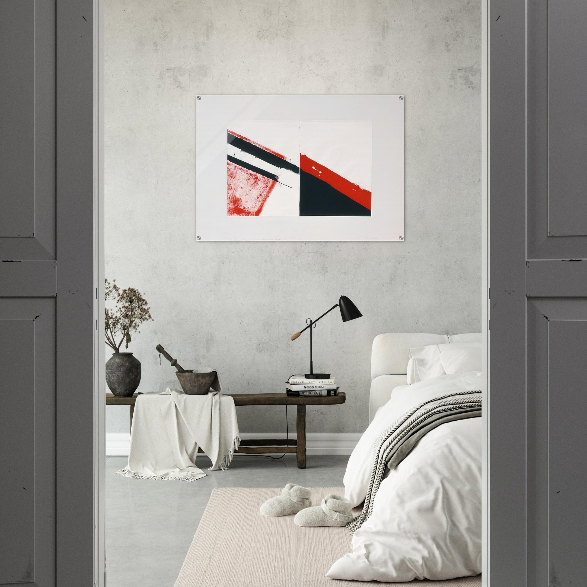 WHO KNOWS THE BEGINNING AND WHO KNOWS THE END I 1976 - BLINKY PALERMO Acrylic Print - 70x100 cm / 28x40″ inches