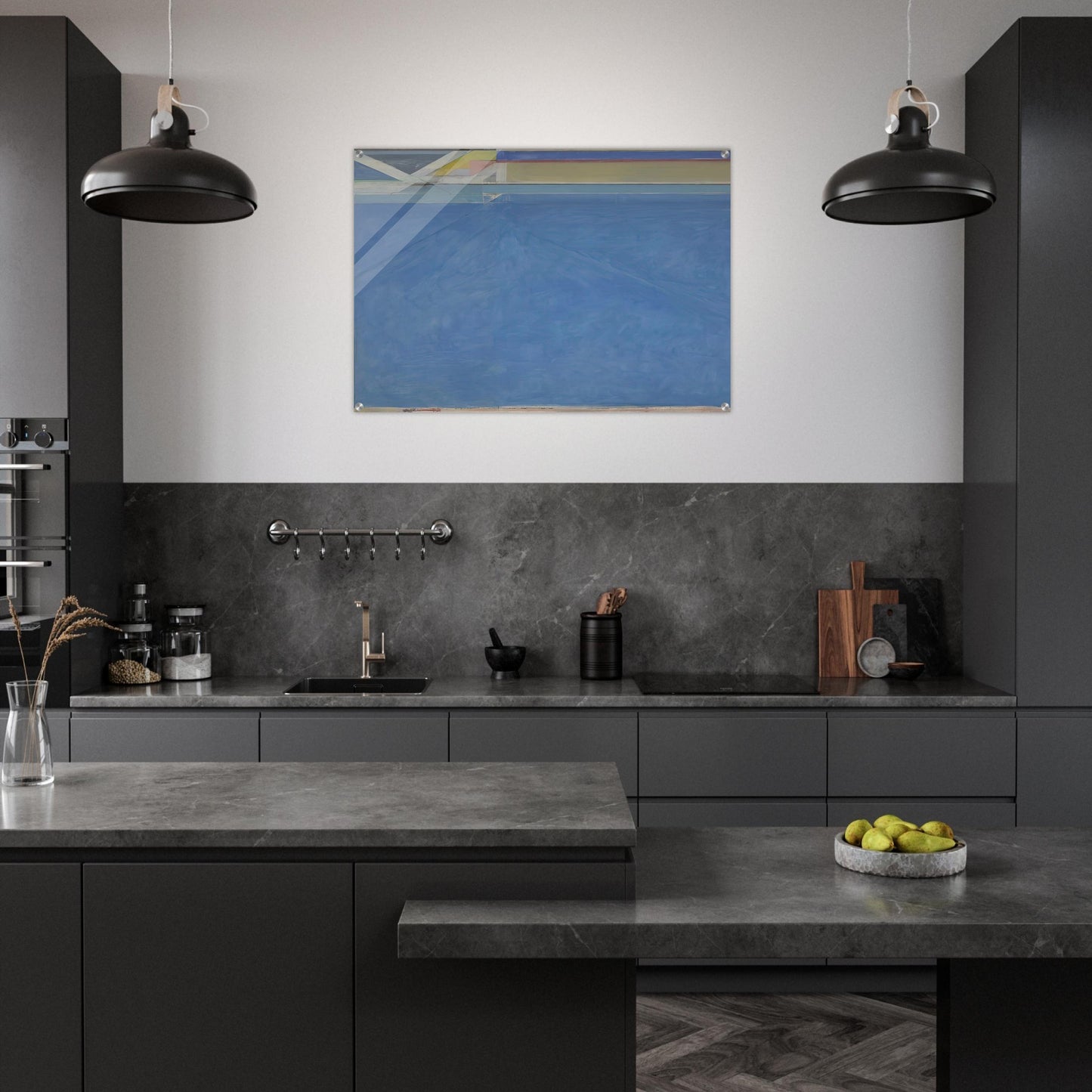 Ocean Park #129 - Richard Diebenkorn Acrylic Print - 70x100 cm / 28x40″ inches | Richard Diebenkorn Wall Art | Richard Diebenkorn Prints