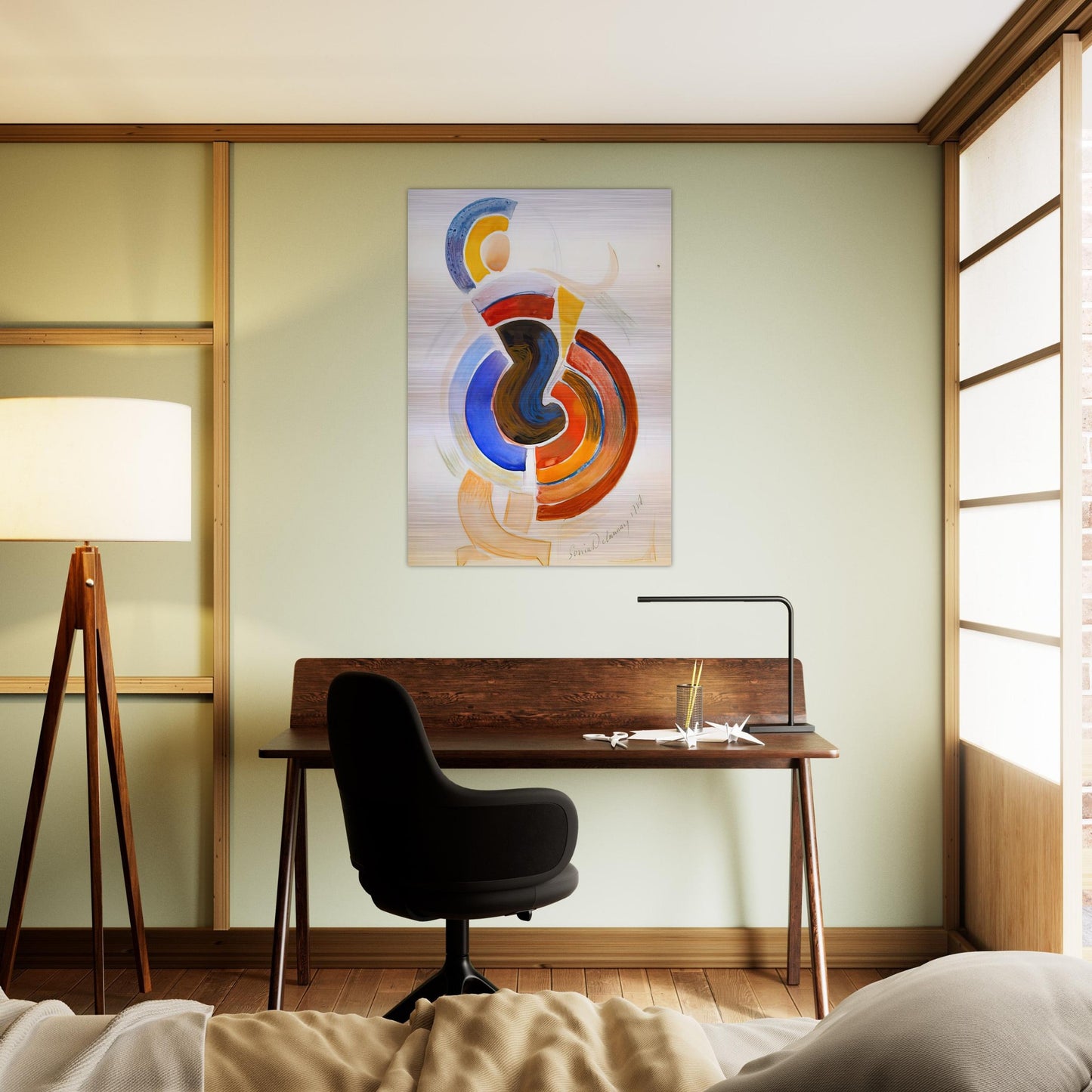 UTITLED - Sonia Delaunay Brushed Aluminum Print - 70x100 cm / 28x40 inches | Sonia Delaunay Aluminum Print | Sonia Delaunay Prints