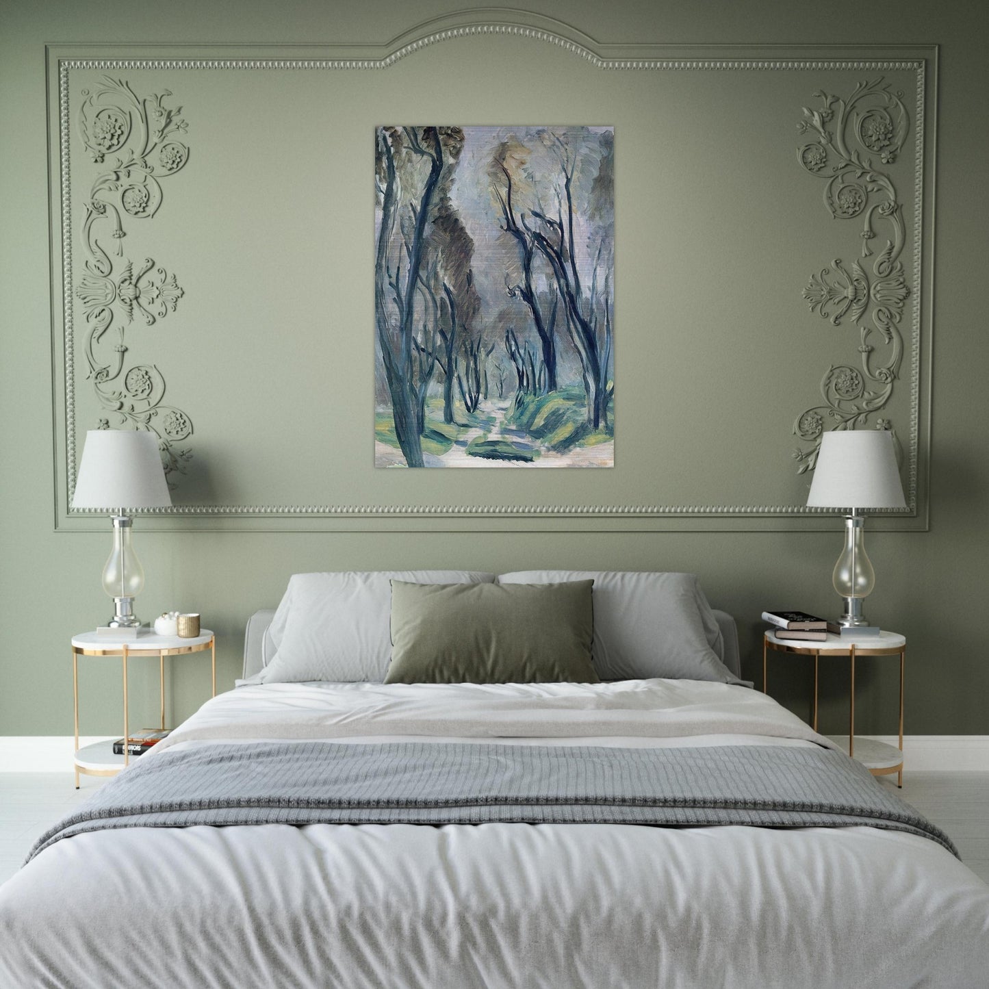 AVENUE OF OLIVE TREES 1952 - Henri Matisse Brushed Aluminum Print - 70x100 cm / 28x40 inches | Henri Matisse Aluminum Print | Henri Matisse Prints