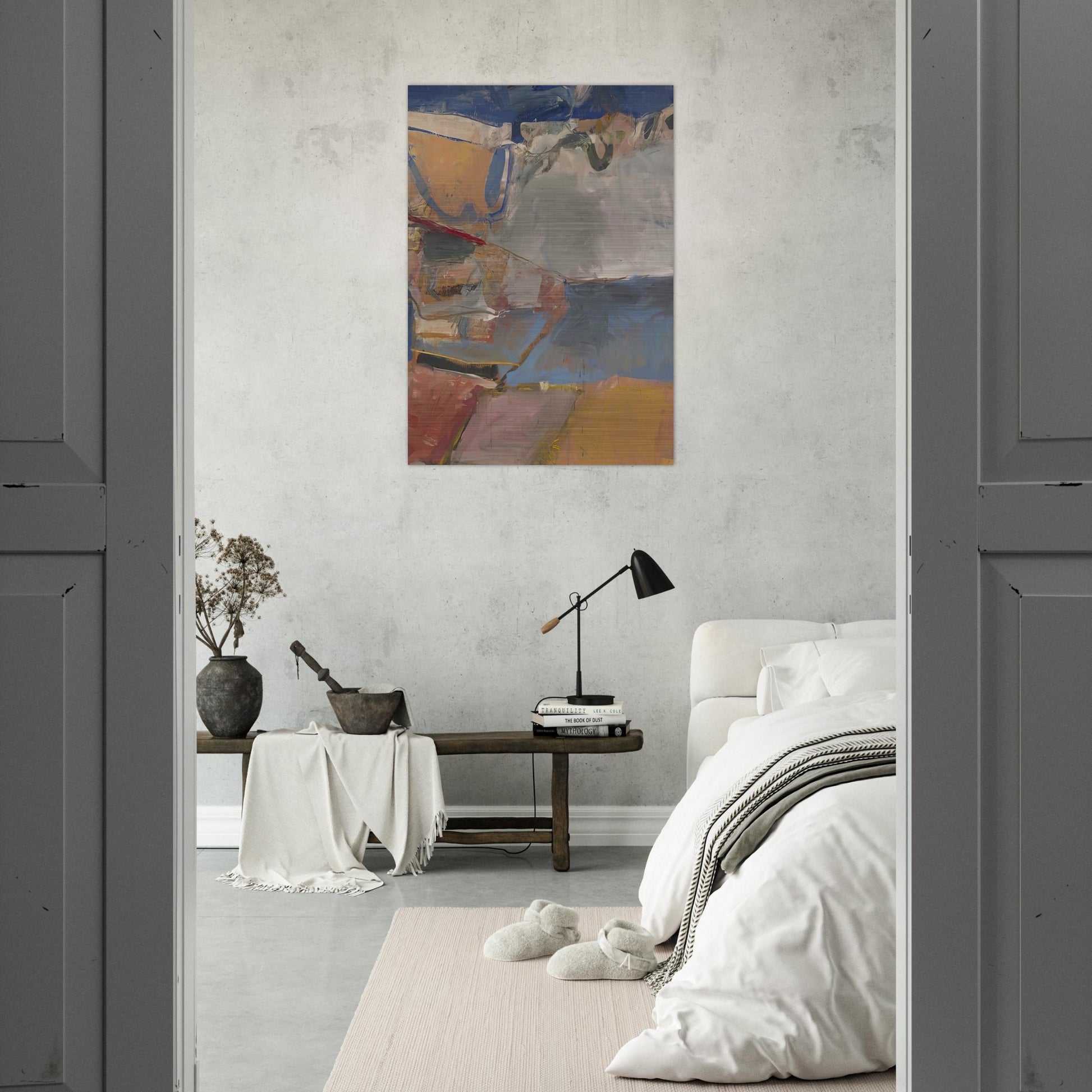 Berkeley #22 - Richard Diebenkorn Brushed Aluminum Print - 70x100 cm / 28x40 inches | Richard Diebenkorn Aluminum Print | Richard Diebenkorn Prints