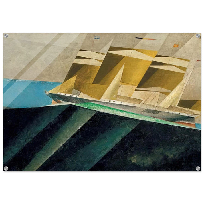 MID OCEAN 1937 - Lyonel Feininger Acrylic Print - 70x100 cm / 28x40″ inches