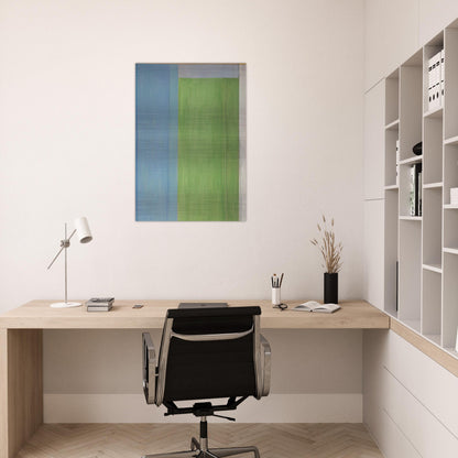 Ocean Park #45 - Richard Diebenkorn Brushed Aluminum Print - 70x100 cm / 28x40 inches | Richard Diebenkorn Aluminum Print | Richard Diebenkorn Prints