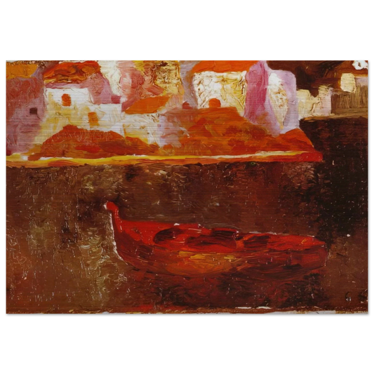 PUNTA ES BALUARD DE LA RIBA D EN PITXOT 1919 - Salvador Dali Brushed Aluminum Print - 70x100 cm / 28x40 inches | Salvador Dali Aluminum Print | Salvador Dali Prints