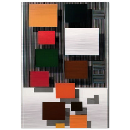 VIBRATION SUPERIEURE 1998 - Jesus Rafael Soto Brushed Aluminum Print - 70x100 cm / 28x40 inches | Jesus Rafael Soto Aluminum Print | Jesus Rafael Soto Prints
