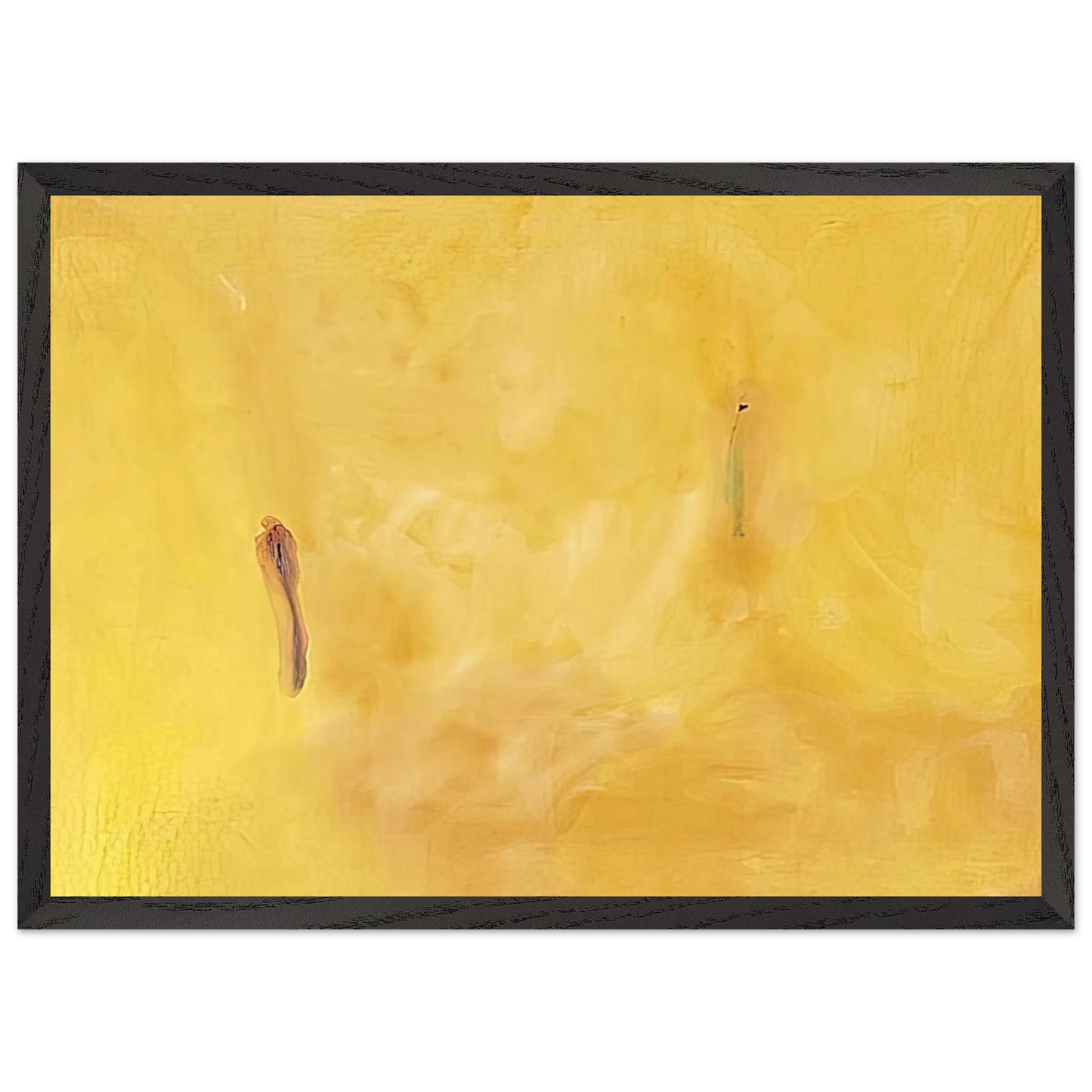 Helen Frankenthaler - Earliness - 1975 Wall art - A2 (42 x 59.4  cm) - Premium Wooden Framed Poster With Fine Art Paper-canvas - Black frame