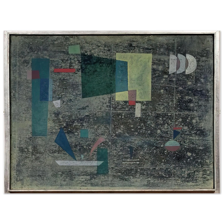 Wassily Kandinsky - CIRCULATION SLOWED 1931  75x100 cm / 30x40inches Fine Art Poster