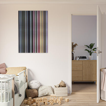 Alice Tully Hall Sampler - 1961 - Gene Davis Brushed Aluminum Print - 70x100 cm / 28x40 inches | Gene Davis Aluminum Print | Gene Davis Prints