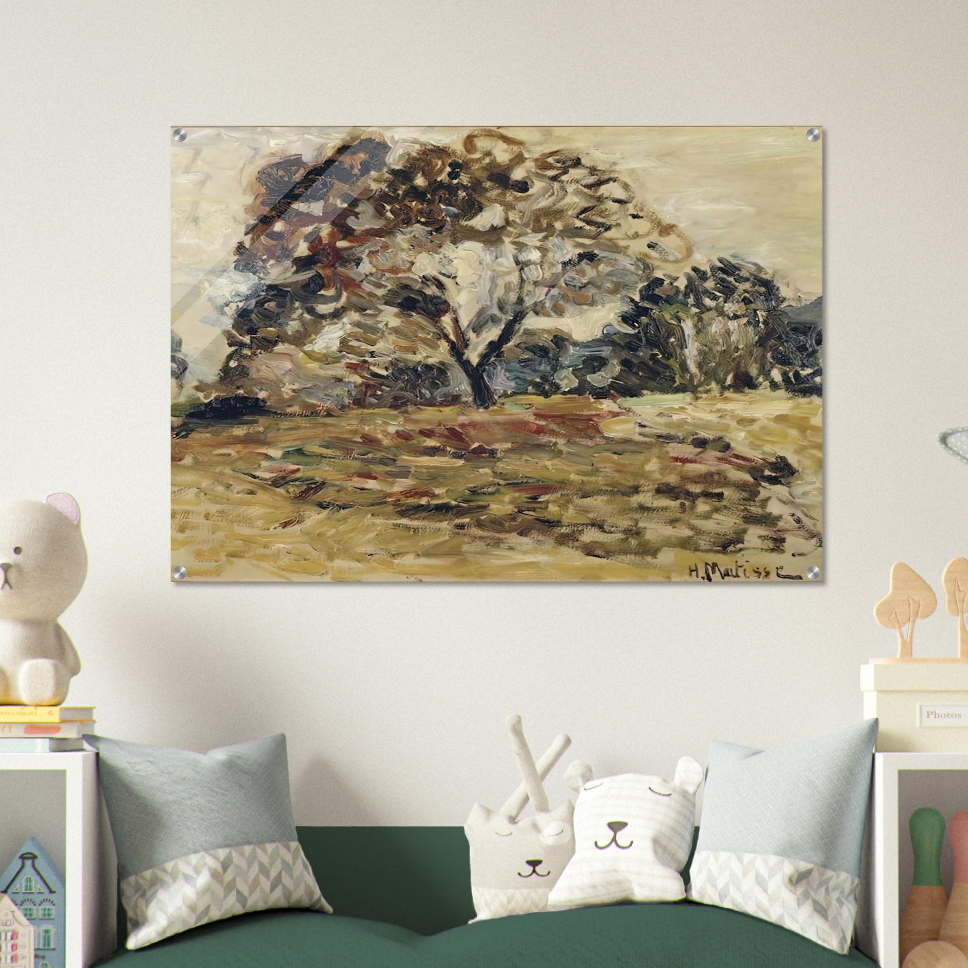 LANDSCAPE OF CORSICA 1 - Henri Matisse Acrylic Print - 70x100 cm / 28x40″ inches | Henri Matisse Wall Art | Henri Matisse Prints