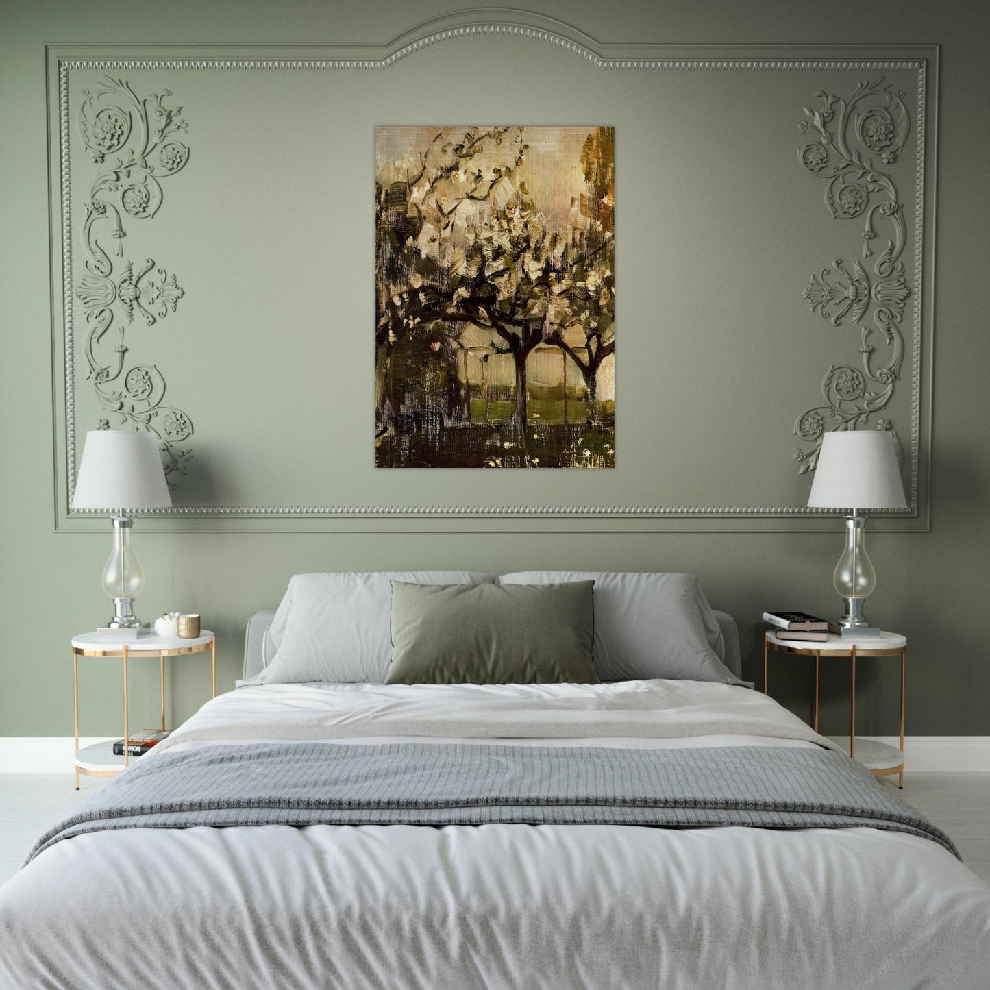 Alberi - Piet Mondrian Brushed Aluminum Print - 70x100 cm / 28x40 inches | Piet Mondrian Aluminum Print | Piet Mondrian Prints