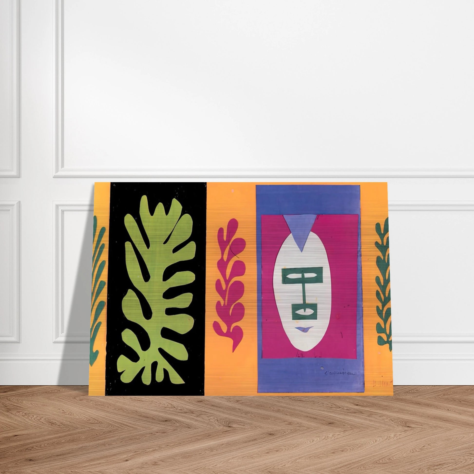 THE ESCHIMO 1947 - Henri Matisse Brushed Aluminum Print - 70x100 cm / 28x40 inches | Henri Matisse Aluminum Print | Henri Matisse Prints