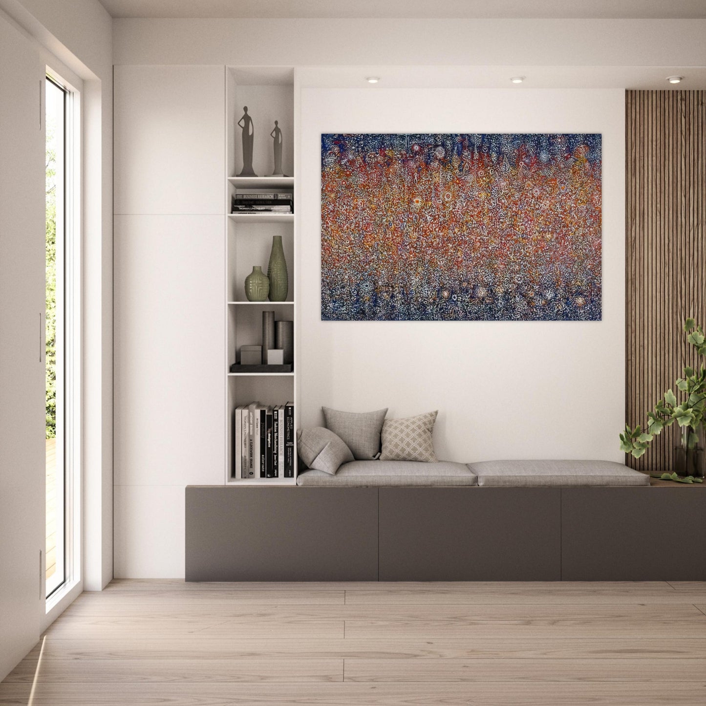 Celebration, Birth - 1976 - Richard Pousette-Dart Art Prints - 100x150 cm / 40x60″ inches | Richard Pousette-Dart Poster | Richard Pousette-Dart Prints