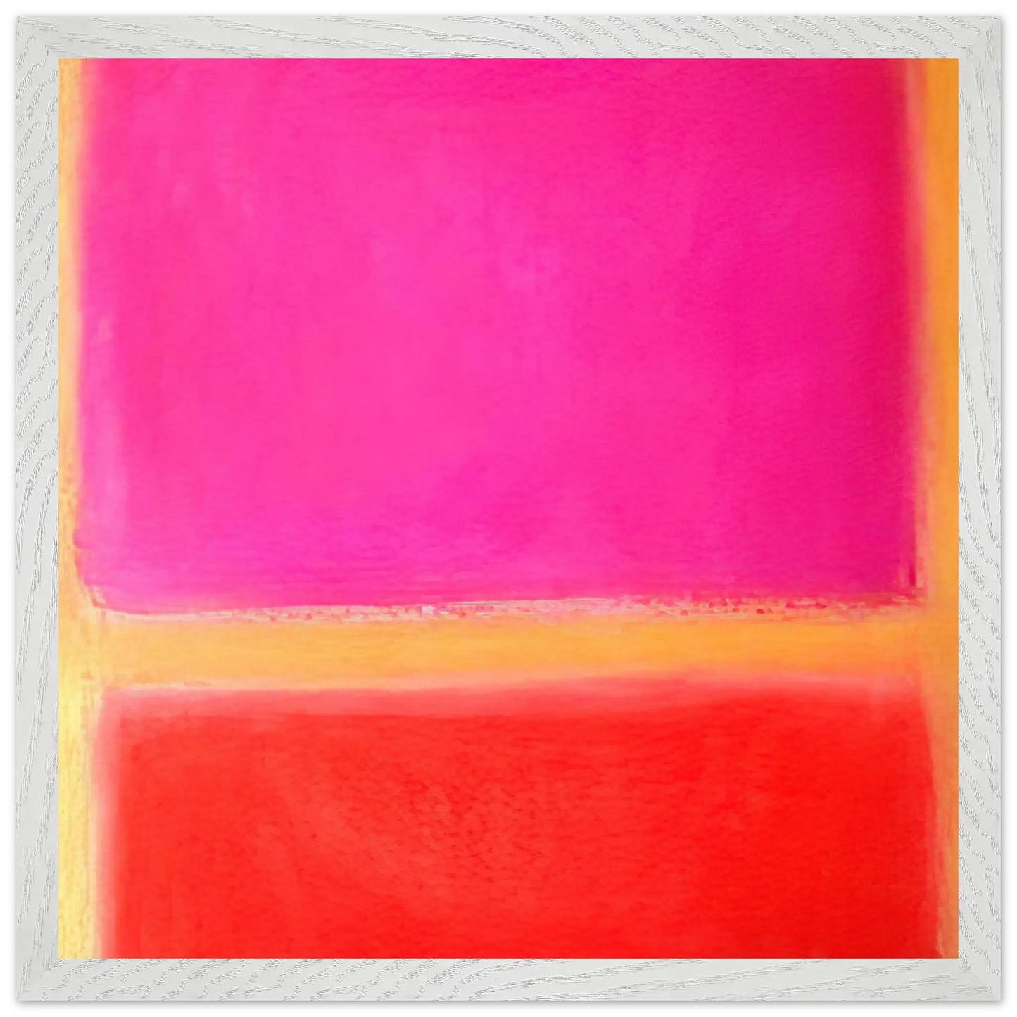 Helen Frankenthaler - Untitled - Color Field Painting Wall art - 60x90 cm / 24x36 inches - Premium Wooden Framed Poster With Fine Art Paper - White frame