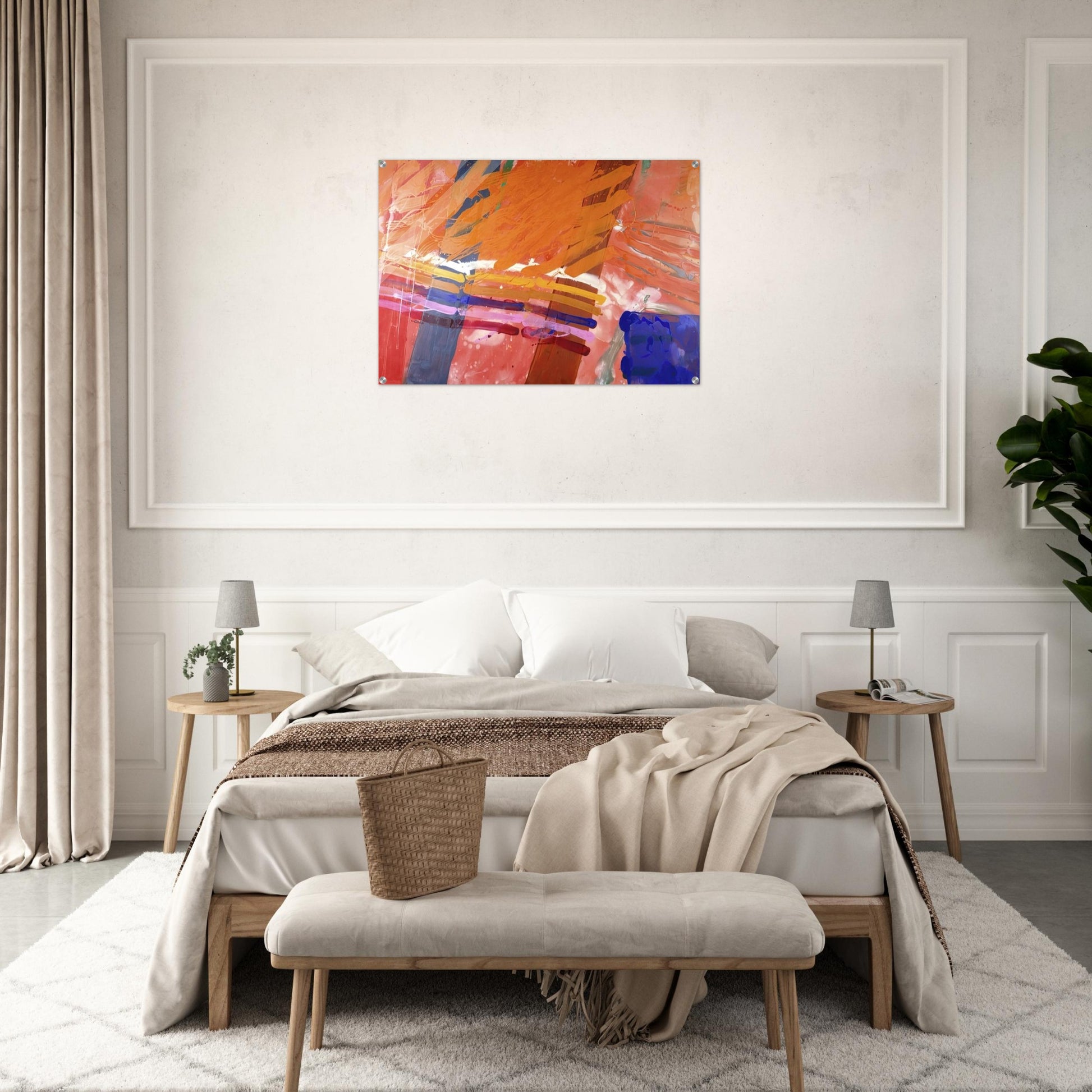 Renfrew - 1983 - Albert Irvin Acrylic Print - 70x100 cm / 28x40″ inches