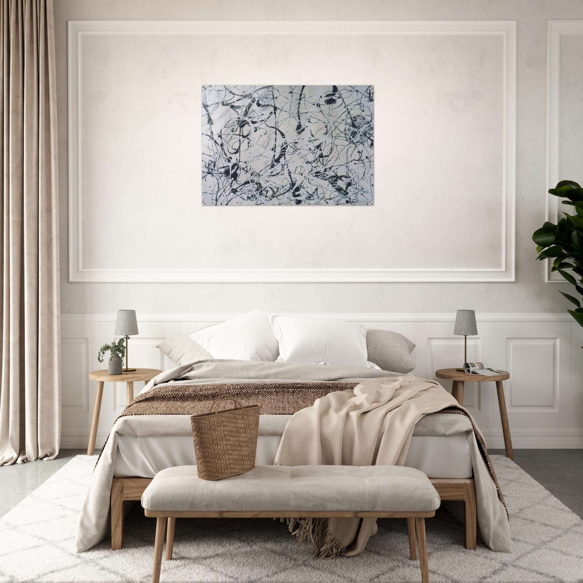 NUMBER 23 - Jackson Pollock Acrylic Print - 70x100 cm / 28x40″ inches
