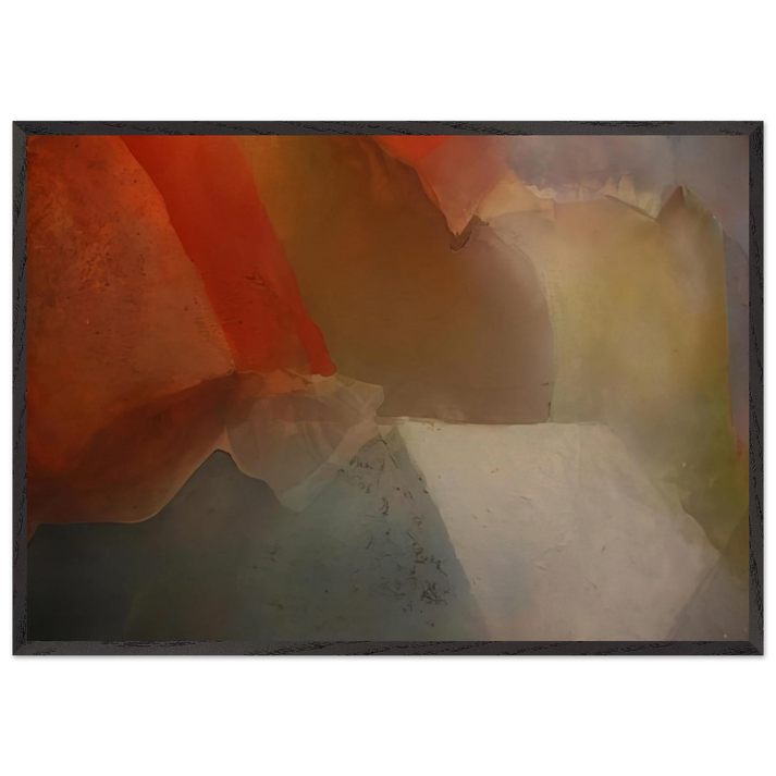 Manitou - 1971 - Stephen Mueller 70x100 cm / 28x40 inches Framed Art Print – Black Wooden Frame