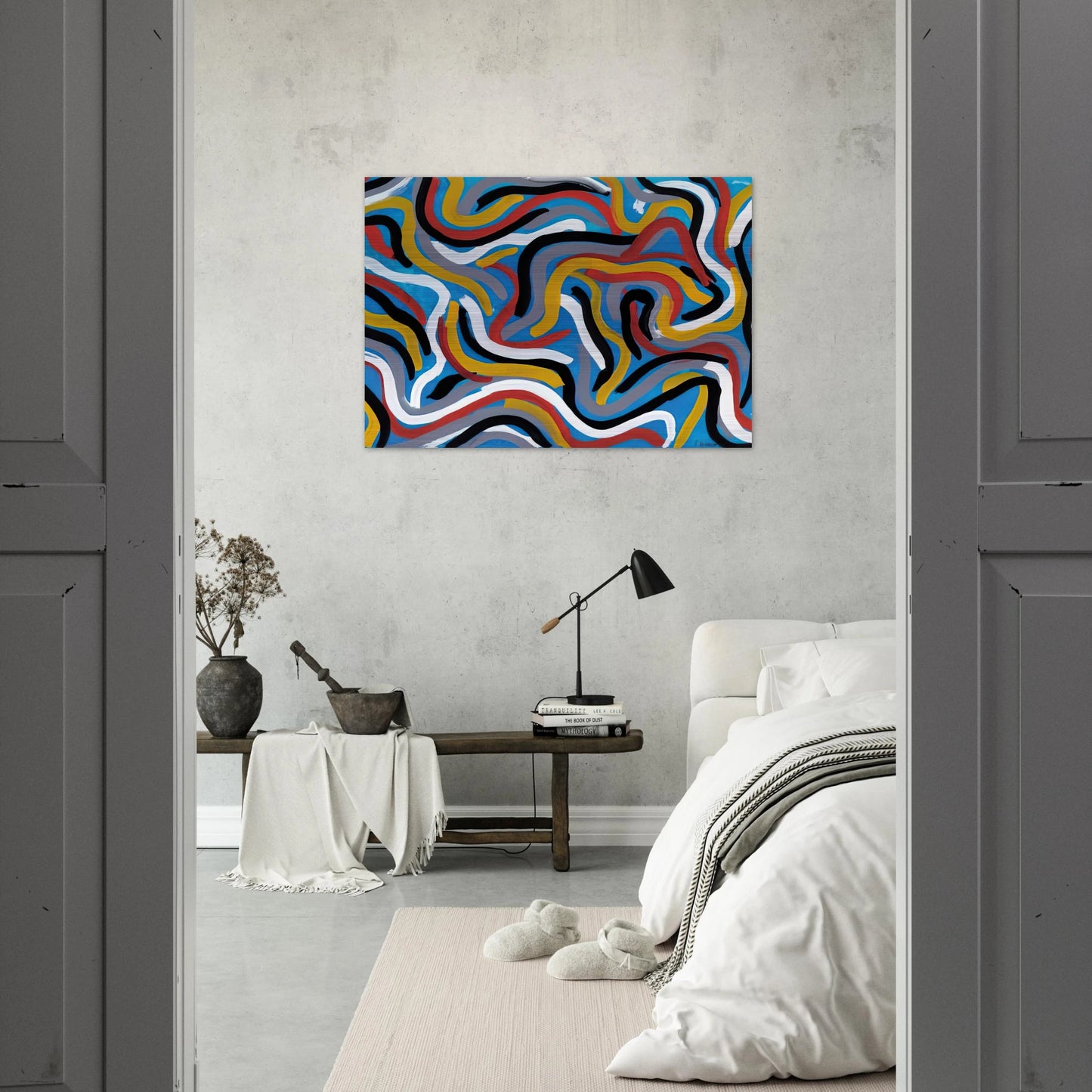 Untitled - Sol LeWitt Brushed Aluminum Print - 70x100 cm / 28x40 inches | Sol LeWitt Aluminum Print | Sol LeWitt Prints