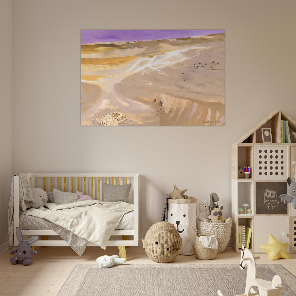Desert - 1989 - Mary Fedden Art Prints - 100x150 cm / 40x60″ inches | Mary Fedden Poster | Mary Fedden Prints