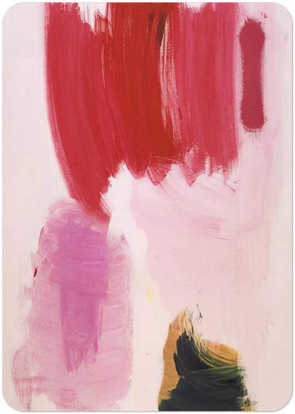 Delirious Pink By Hans Hofmann Pack of 10 Post Cards | Hans Hofmann Post Cards | A6 (10.5 x 14.8 cm) - 4.1 x 5.8 inches