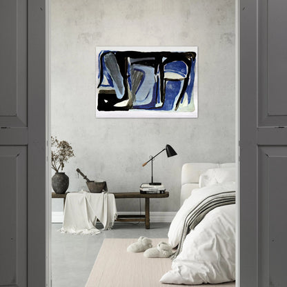 Souvenir Duthuit - 1975 - Bram van Velde Brushed Aluminum Print - 70x100 cm / 28x40 inches | Bram van Velde Aluminum Print | Bram van Velde Prints