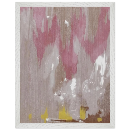 Helen Frankenthaler - Tales of Genji IV - 1998 Wall art - 21x29.7 cm / 8x12" - Premium Wooden Framed Poster With Fine Art Paper-canvas - Black frame