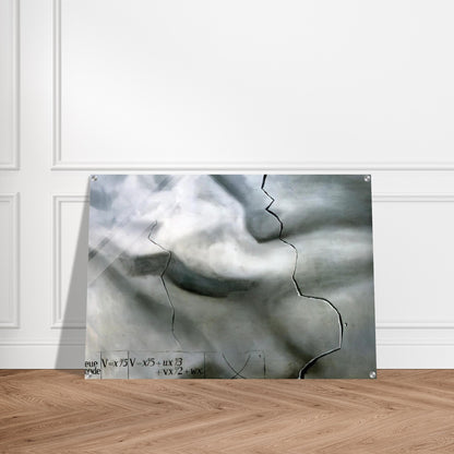 TOPOLOGICAL ABDUCTION OF EUROPE HOMAGE TO RENE THOM - Salvador Dali Acrylic Print - 70x100 cm / 28x40″ inches | Salvador Dali Wall Art | Salvador Dali Prints