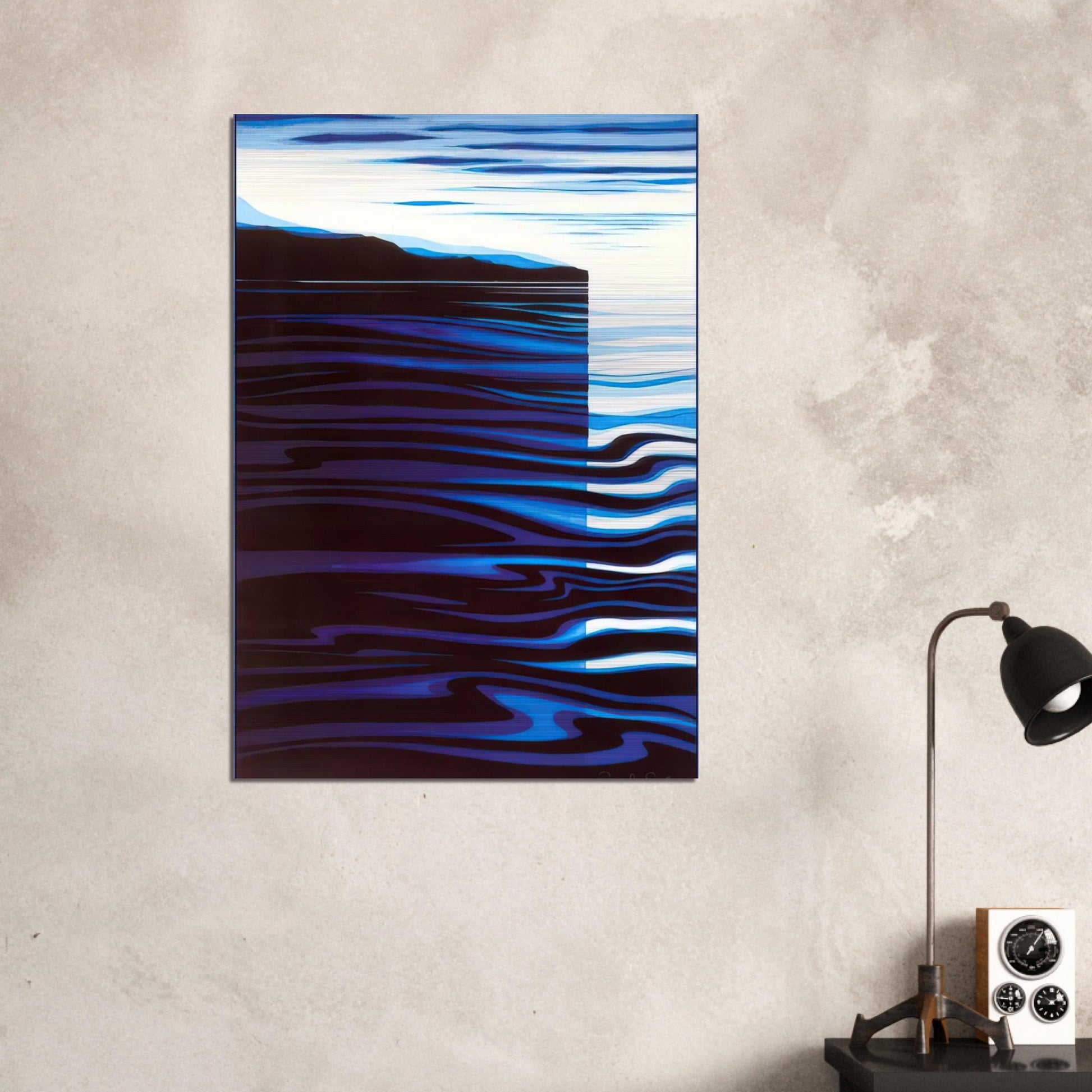 Reflections - Eyvind Earle Brushed Aluminum Print - 70x100 cm / 28x40 inches | Eyvind Earle Aluminum Print | Eyvind Earle Prints