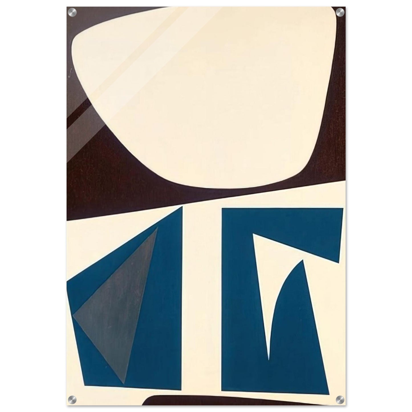 Untitled - Abstract - Indian Space painting - Will Barnet Acrylic Print - 70x100 cm / 28x40″ inches | Will Barnet Wall Art | Will Barnet Prints