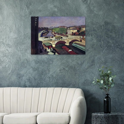 THE PONT SAINT MICHEL 1900 - Henri Matisse Brushed Aluminum Print - 70x100 cm / 28x40 inches | Henri Matisse Aluminum Print | Henri Matisse Prints