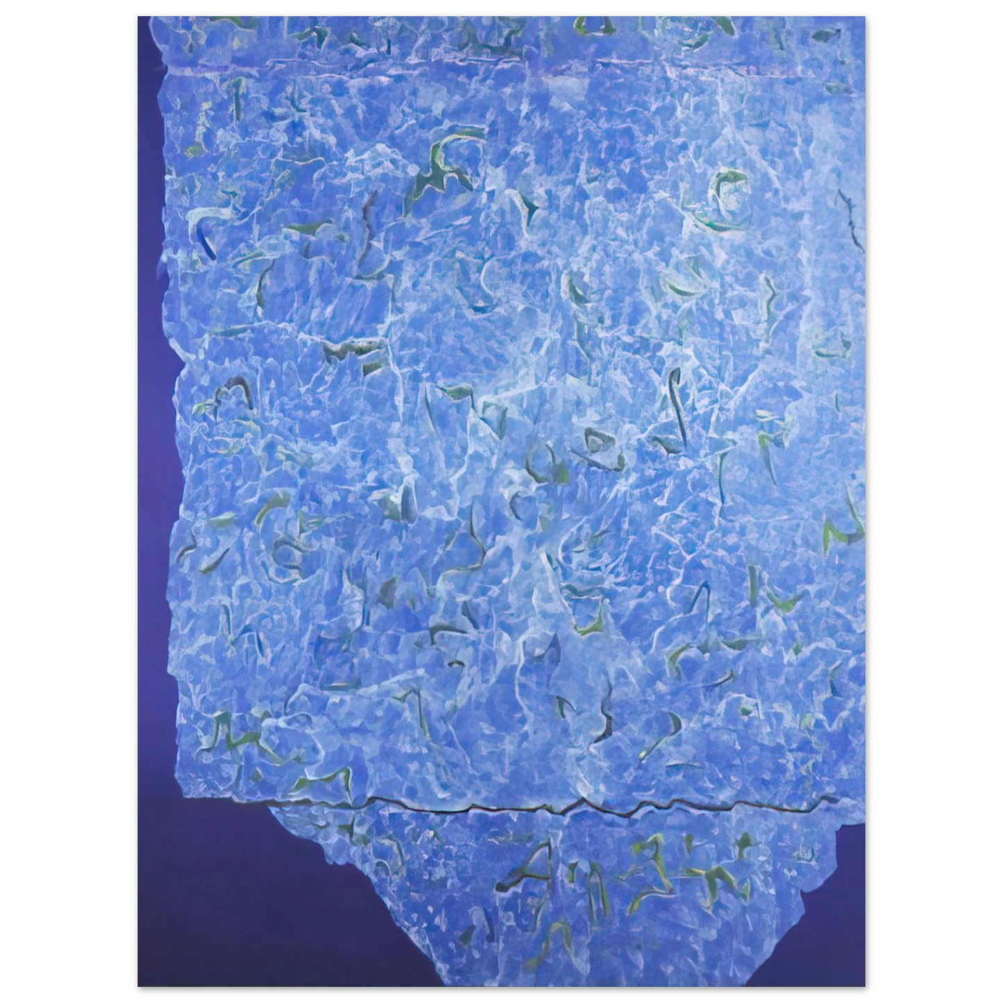 Theodoros Stamos - Infinity Field, Jerusalem Series, 3rd Letter - 1985  75x100 cm / 30x40inches Fine Art Poster