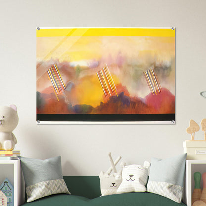 Younger than the Sun - 1990 - Ronnie Landfield Acrylic Print - 70x100 cm / 28x40″ inches
