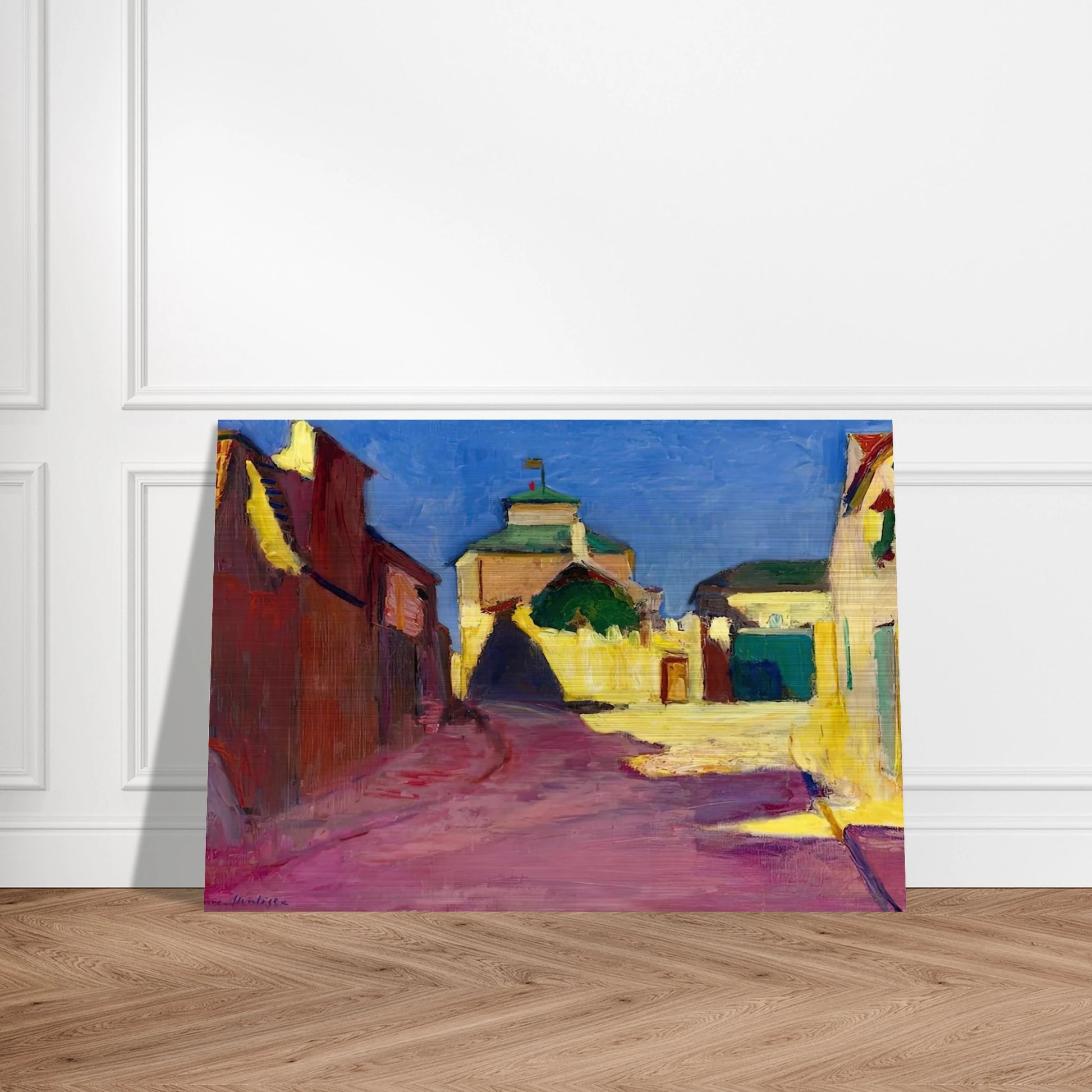 UNE RUE A ARCUEIL 1904 - Henri Matisse Brushed Aluminum Print - 70x100 cm / 28x40 inches | Henri Matisse Aluminum Print | Henri Matisse Prints
