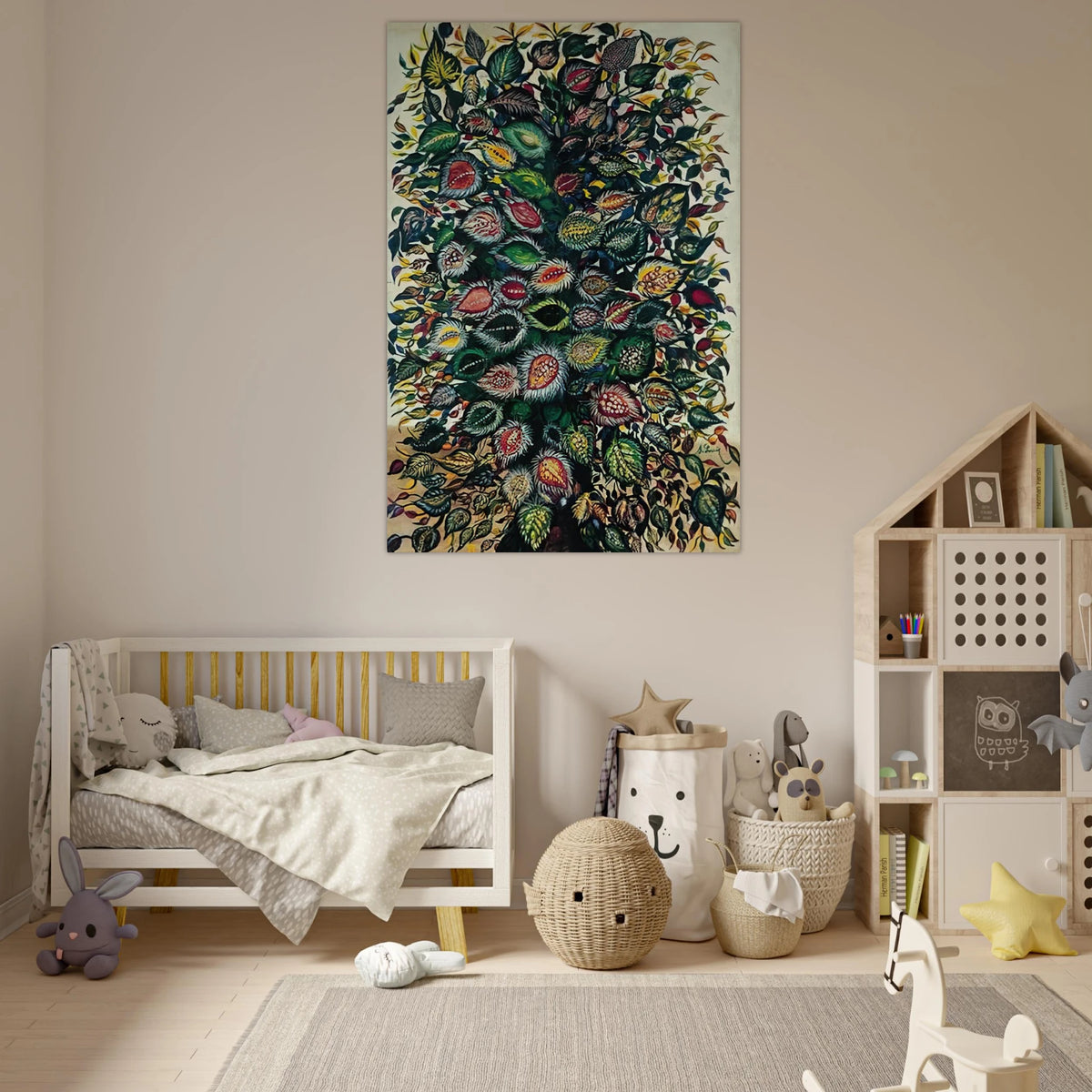Feuilles - 1929 - Seraphine Louis Art Prints - 100x150 cm / 40x60″ inches | Seraphine Louis Poster | Seraphine Louis Prints