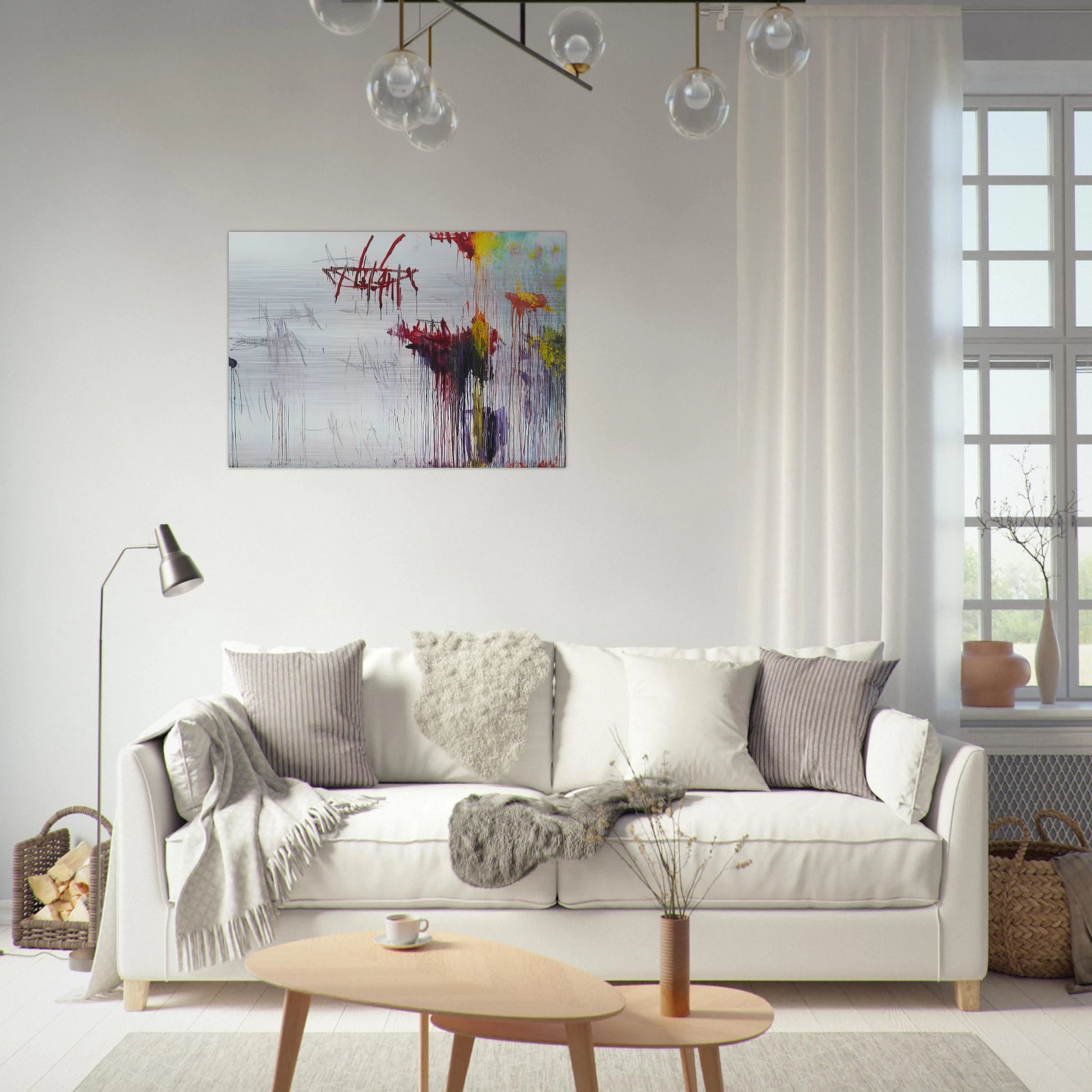 Lepanto, Part VI - Cy Twombly Brushed Aluminum Print - 70x100 cm / 28x40 inches | Cy Twombly Aluminum Print | Cy Twombly Prints