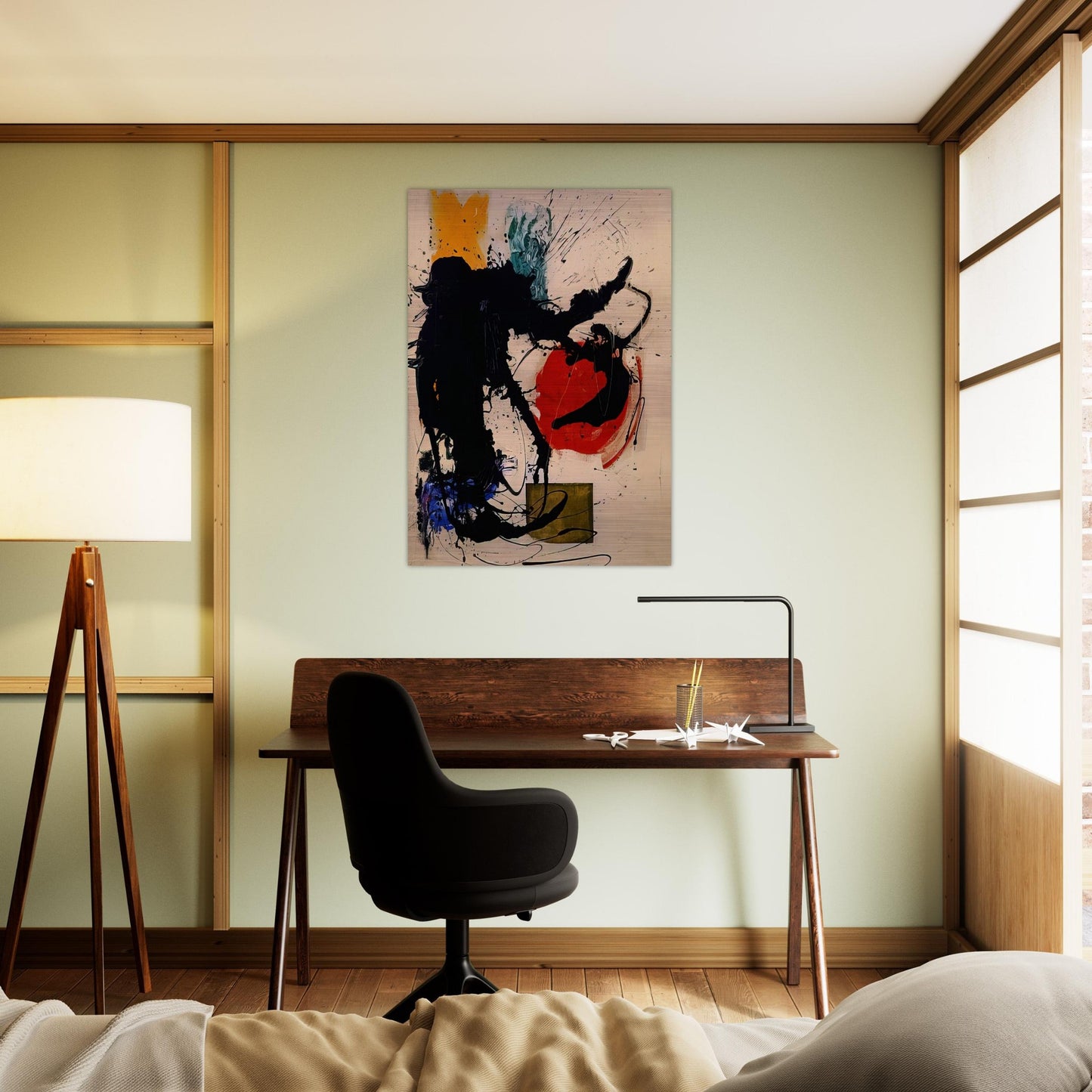 Rope-Swinger - Hans Hofmann Brushed Aluminum Print - 70x100 cm / 28x40 inches | Hans Hofmann Aluminum Print | Hans Hofmann Prints