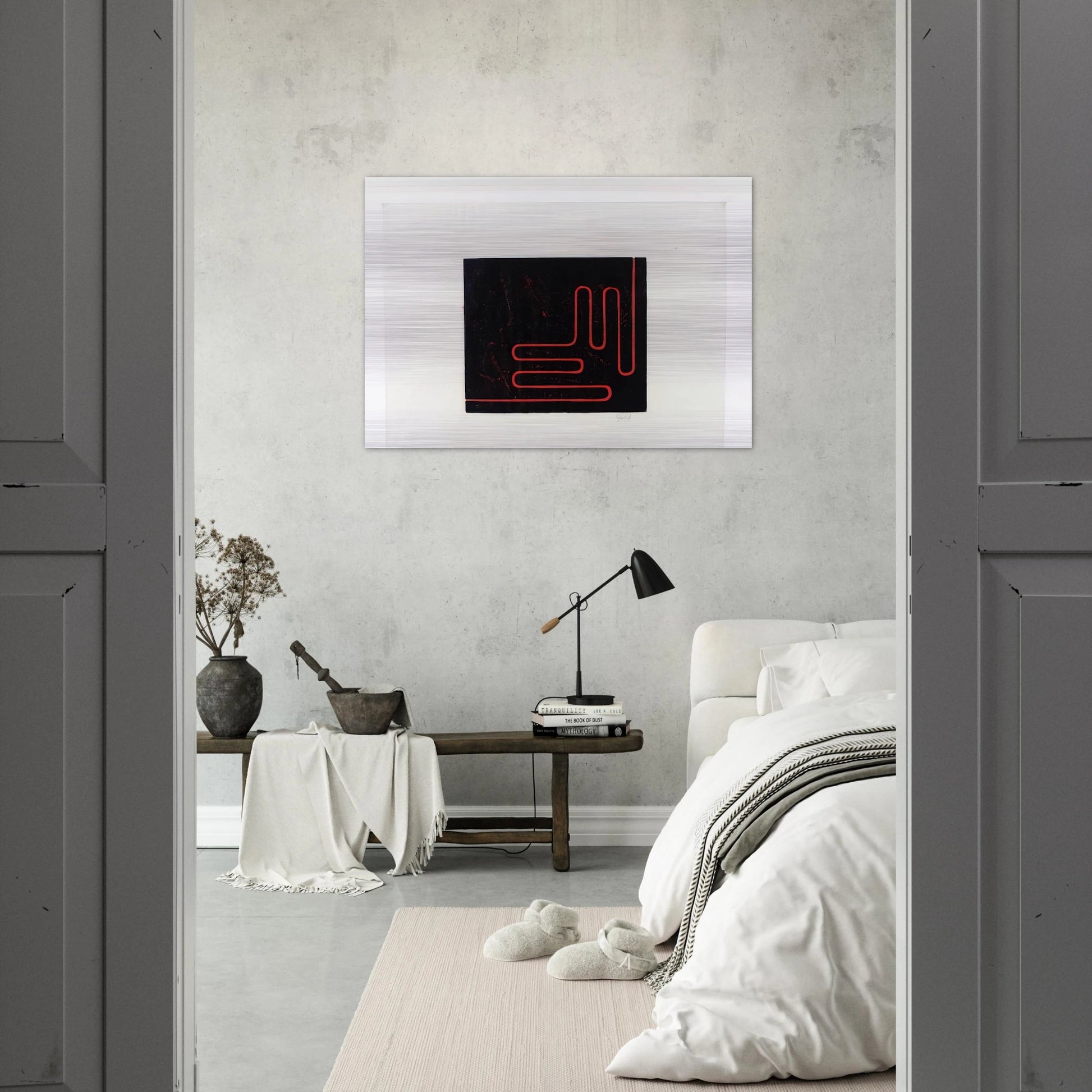 Untitled Print - 1978 - Donald Judd Brushed Aluminum Print - 70x100 cm / 28x40 inches | Donald Judd Aluminum Print | Donald Judd Prints