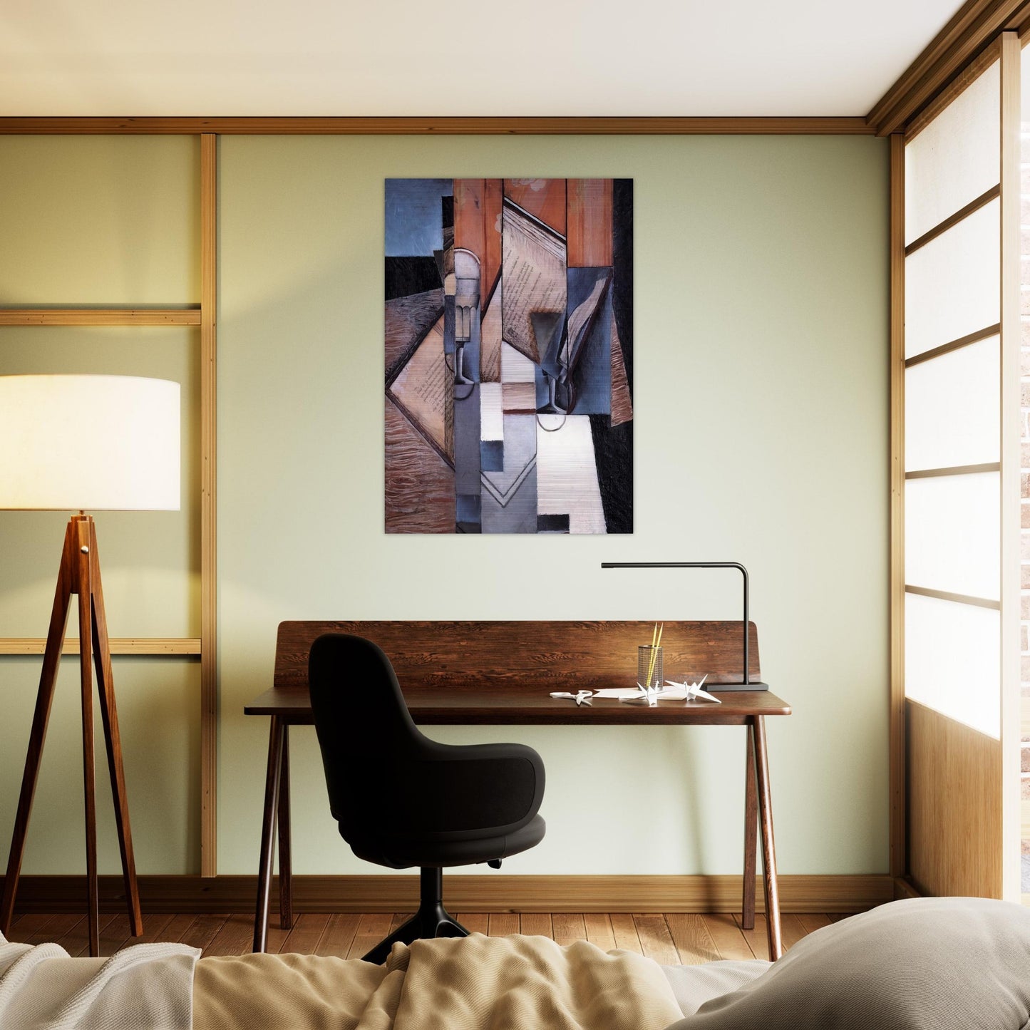 THE BOOK 1913 - Juan Gris Brushed Aluminum Print - 70x100 cm / 28x40 inches | Juan Gris Aluminum Print | Juan Gris Prints